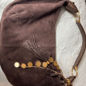 Brown Suede purse